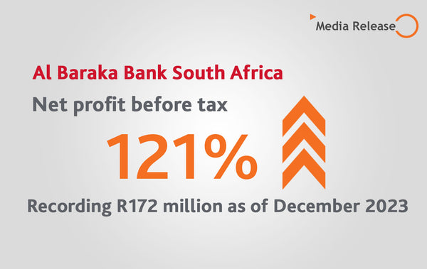 Al Baraka Bank Posts Record Financial Results for 2023 Financial Year, With Net Profit Before Tax Growing By A Massive 121%